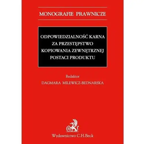 Odpowiedzialność karna za przestępstwo kopiowania zewnętrznej postaci produktu