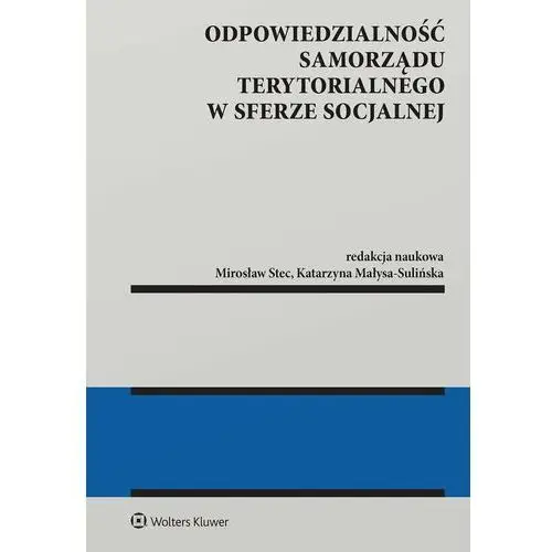 Odpowiedzialność samorządu terytorialnego w sferze socjalnej