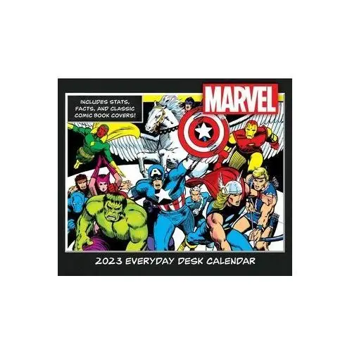 Oficiální stolní trhací kalendář 2023 Marvel: Komiksy (15 x 13 x 4 cm)