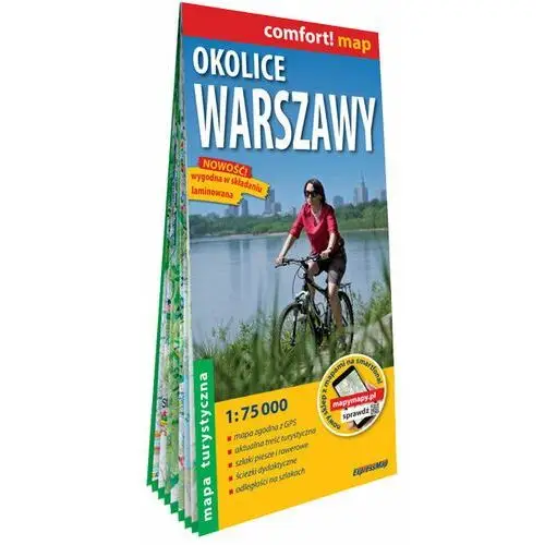 Okolice Warszawy Mapa turystyczna 1:75 000
