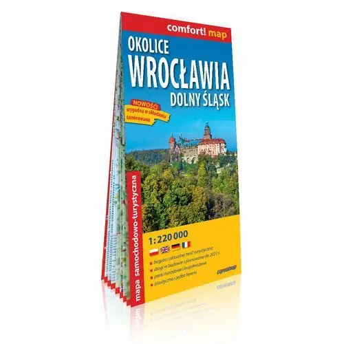 Okolice Wrocławia. Dolny Śląsk. Mapa turystyczna 1:200 000