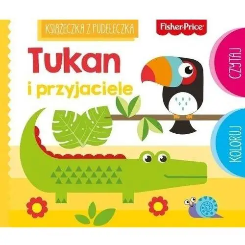 Fisher price. książeczka z pudełeczka. tukan i przyjaciele Olesiejuk 2