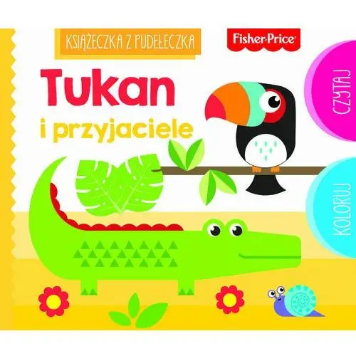 Fisher price. książeczka z pudełeczka. tukan i przyjaciele Olesiejuk