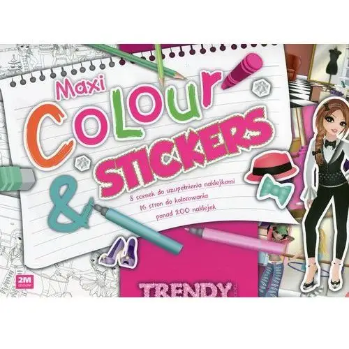 Maxi colour & stickers. trendy Olesiejuk
