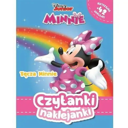 Czytanki naklejanki. tęcza minnie. disney junior minnie Olesiejuk sp. z o.o 2