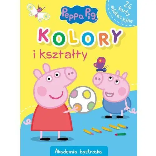 Peppa pig. akademia bystrzaka. kolory i kształty Olesiejuk sp. z o.o