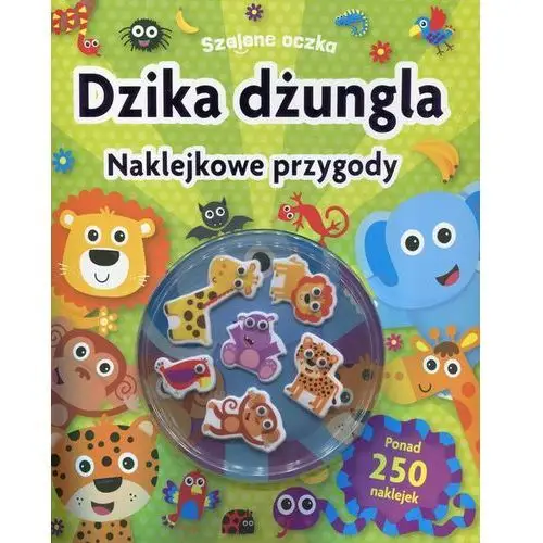 Szalone oczka dzika dżungla naklejkowe przygody Olesiejuk sp. z o.o