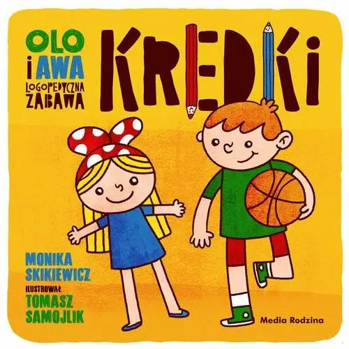 Olo i Awa. Logopedyczna zabawa. Kredki