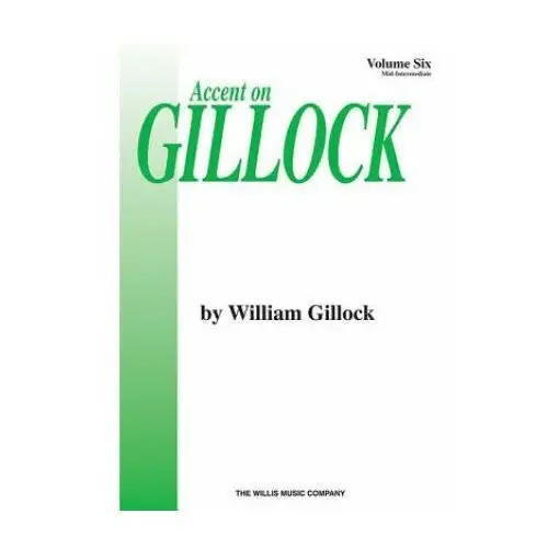 Omnibus press Accent on gillock vol 6 pf bk