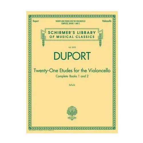 Duport 21 etudes comp bks 12 vlc bk Omnibus press