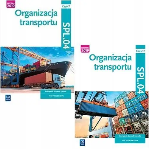 Organizacja Transportu Podręcznik Część 1 i 2 WSiP