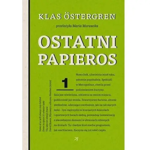 Ostatni papieros