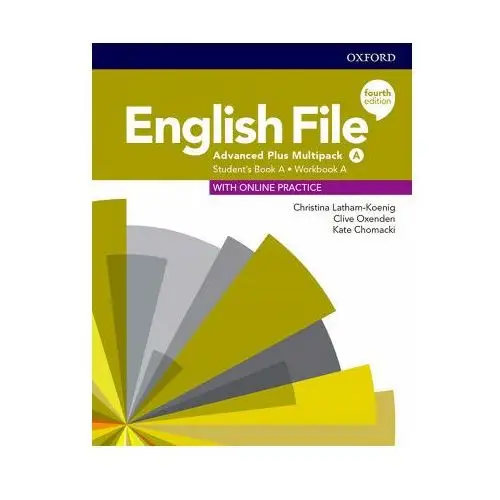 Oxford English file 4th edition. advanced plus. student's book/workbook multi-pack a