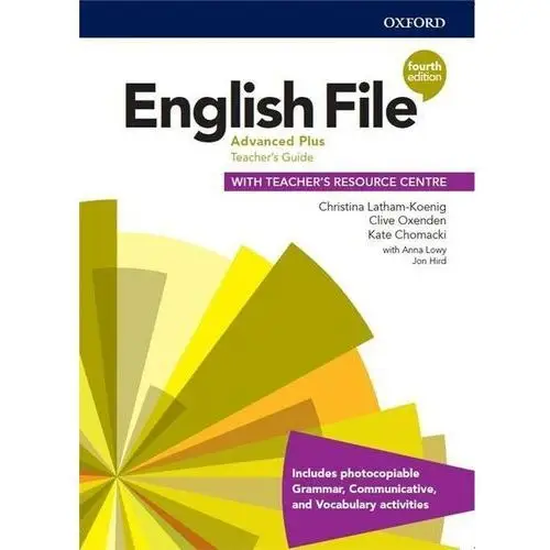 Oxford English file 4th edition advanced plus teacher's guide + teacher's resource centre