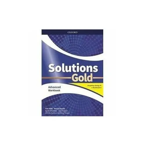 Solutions gold advanced. workbook zeszyt ćwiczeń + e-workbook Oxford