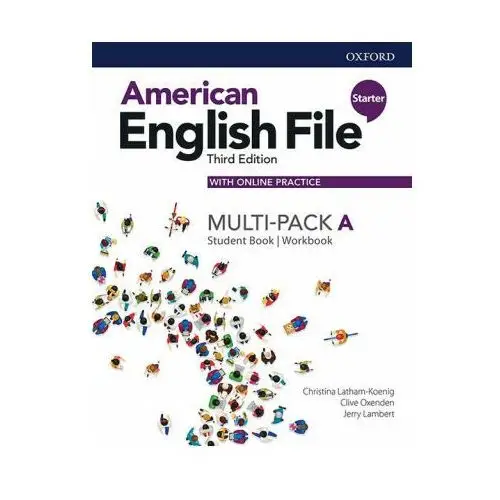 American english file: starter: student book/workbook multi-pack a with online practice Oxford university press