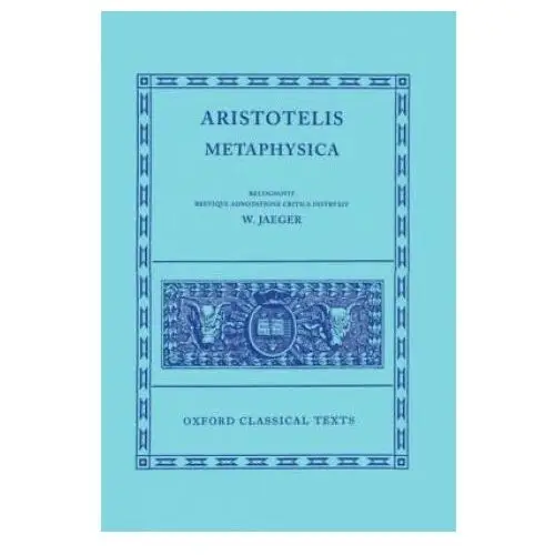 Aristotle metaphysica Oxford university press