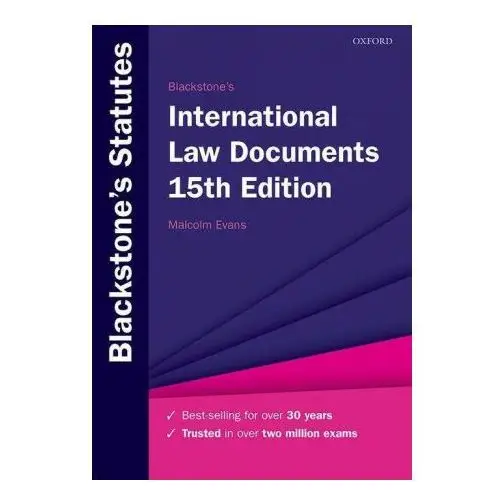 Oxford university press Blackstone's international law documents