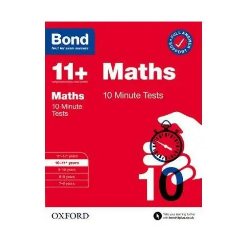 Oxford university press Bond 11+: bond 11+ 10 minute tests maths 10-11 years