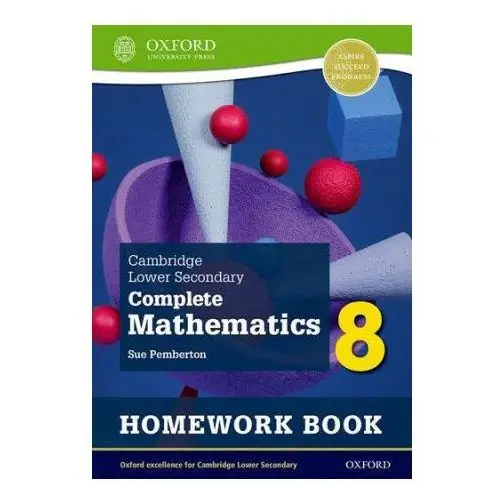 Oxford university press Cambridge lower secondary complete mathematics 8: homework book - pack of 15 (second edition)