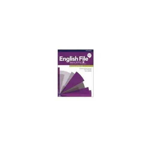 English file. 4th edition. beginner. multipack a. student's book + workbook + online practice Oxford university press