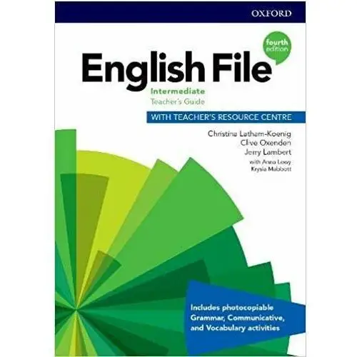 Oxford university press English file 4th edition intermediate. teacher's guide + teacher's resource centre
