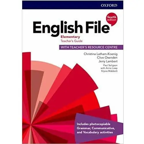 Oxford university press English file fourth edition elementary teacher's guide