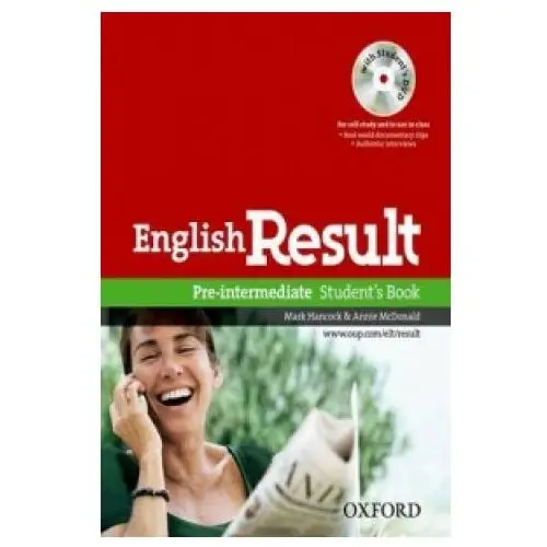 Oxford university press English result: pre-intermediate: student's book with dvd pack