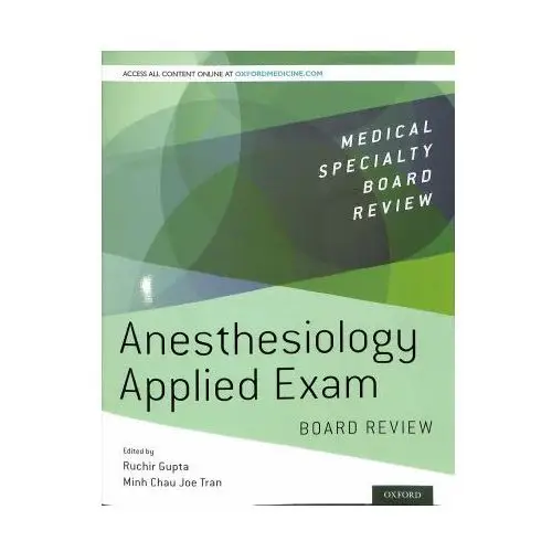 Oxford university press inc Anesthesiology applied exam board review