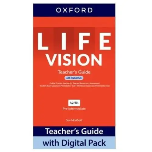 Oxford university press Life vision: pre-intermediate: teacher's guide with digital pack