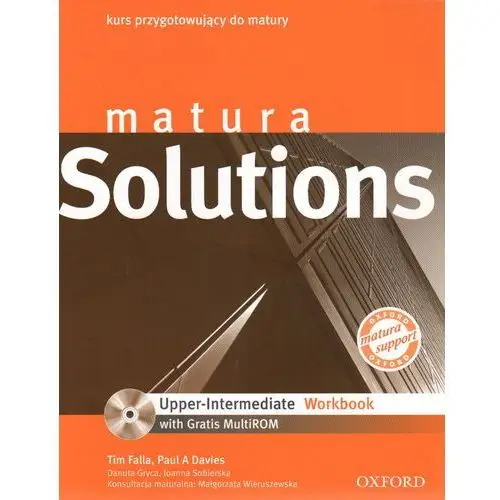 Oxford university press Matura solutions upper intermediate workbook z płytą cd