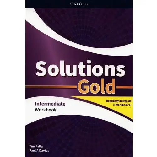 Solutions gold. intermediate. workbook z kodem dostępu do wersji cyfrowej (e-workbook)