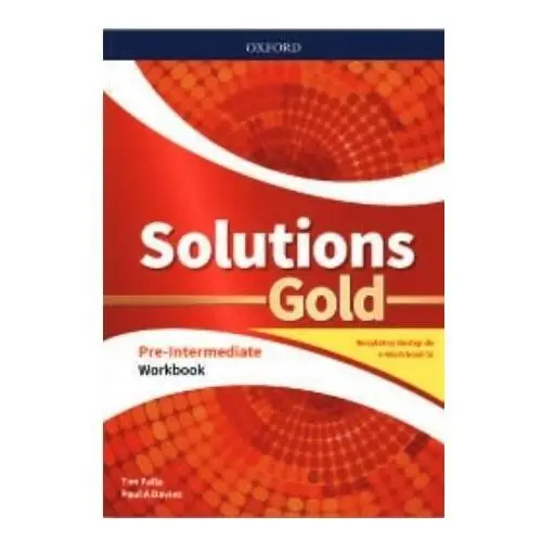 Solutions gold. pre-intermediate. workbook z kodem dostępu do wersji cyfrowej (e-workbook)