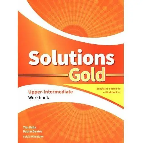 Solutions gold. upper-intermediate. workbook z kodem dostępu do wersji cyfrowej (e-workbook) Oxford university press