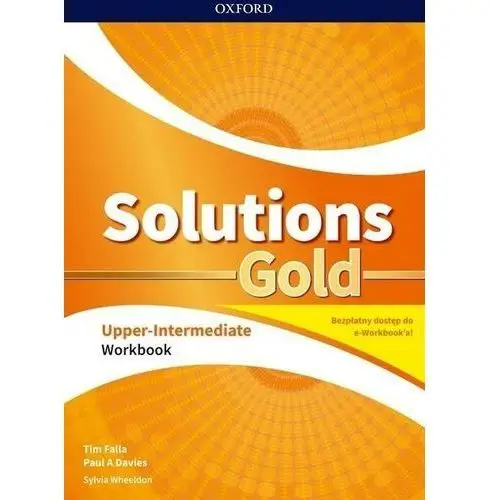 Solutions gold. upper-intermediate. workbook z kodem dostępu do wersji cyfrowej (e-workbook)