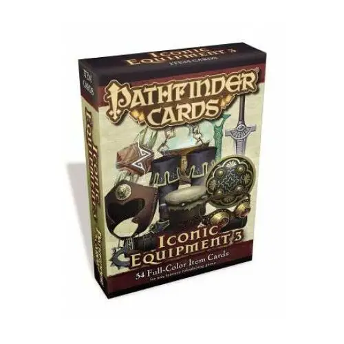 Paizo publishing, llc Pathfinder cards: iconic equipment 3 item cards deck