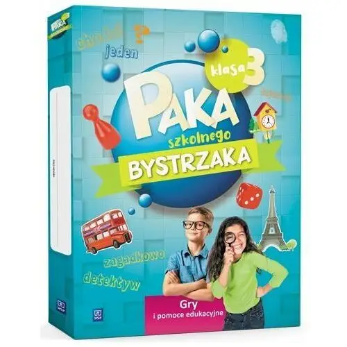 Paka szkolnego bystrzaka. Gry i pomoce edukacyjne. Klasa 3