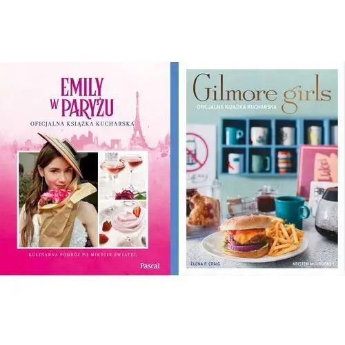 Pakiet 2 X Emily W Paryżu Gilmore Girls. Książka Kucharska