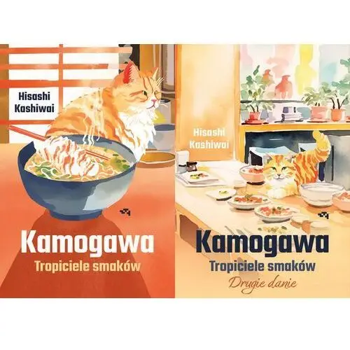 Pakiet 2 X Kamogawa Tropiciele Smaków Tomy 1-2 Komplet Hisashi Kashiwai