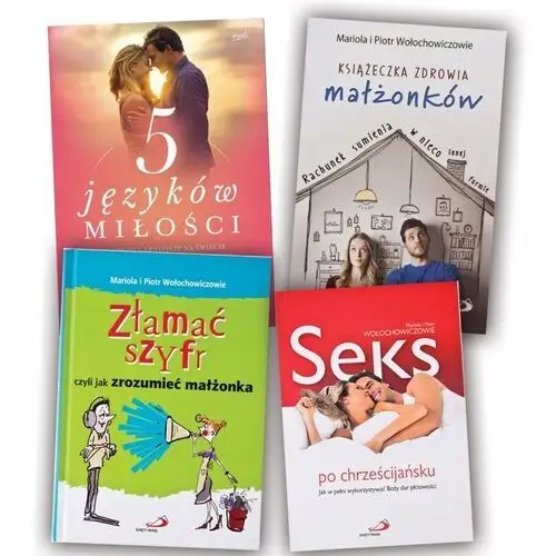 Pakiet Dla Małżeństw: 5 języków miłości 3 książki M.p. Wołochowicz