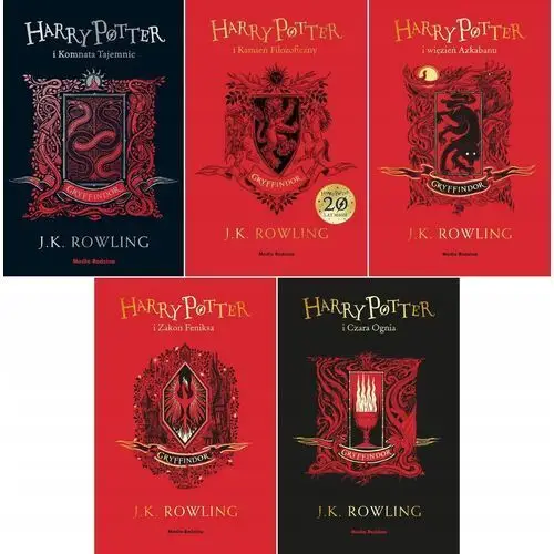 Pakiet Harry Potter Tomy 1-6 (gryffindor) J.k. Rowling