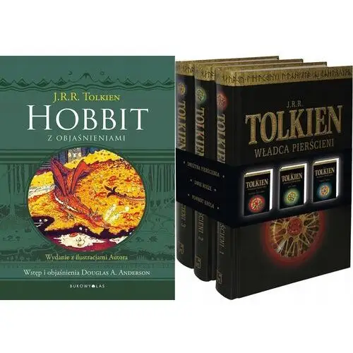 Pakiet Hobbit Władca Pierścieni J.r.r. Tolkien