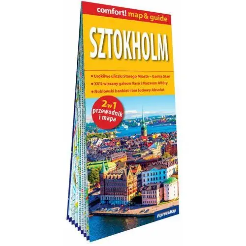 Pakiet: Sztokholm, laminowany. Przewodnik i mapa