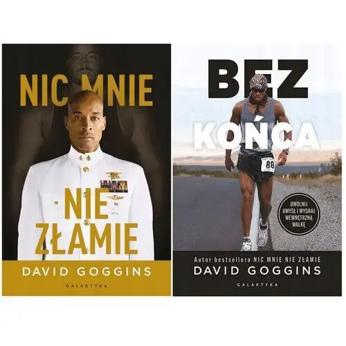 Pakiet Zestaw 2w1 Nic Mnie Nie Złamie Bez Końca David Goggins