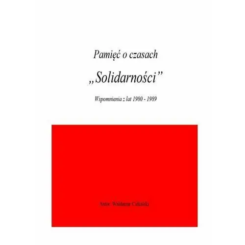 Pamięć o czasach Solidarności. Wspomnienia z lat 1980-1989