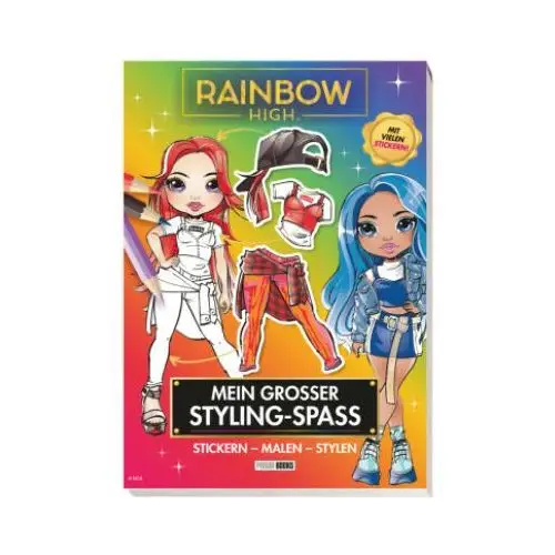 Rainbow high: mein großer styling-spaß - stickern - malen - stylen Panini books