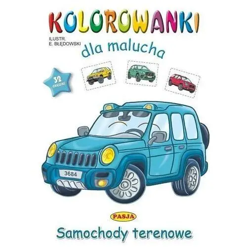 Kolorowanki dla malucha - samochody terenowe