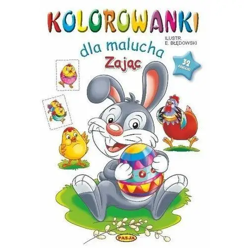 Kolorowanki dla malucha. zając Pasja