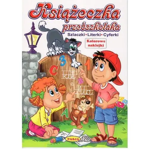 Książeczka przedszkolaka. szlaczki literki cyferki