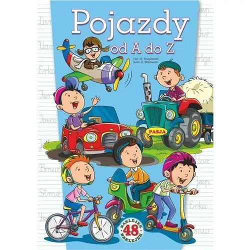 Pojazdy od a do z. 48 naklejek